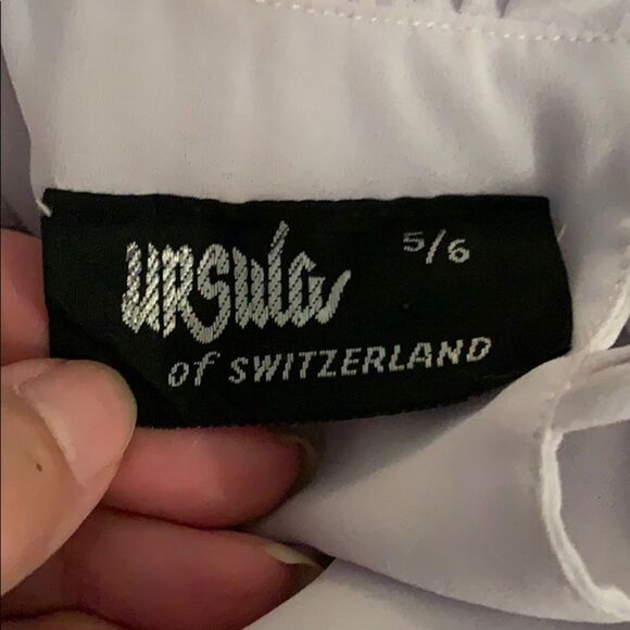 Vtg Ursula of Switzerland pale lavender dress - Picture 7 of 8